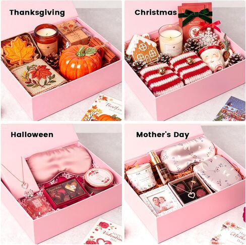 VGOODALL White Gift Box with Lid, 13x9x4 Inch Large Magnetic Closure Gift Box for Bridesmaid Proposal, Wedding, Birthday, Anniversary in Saudi Arabia