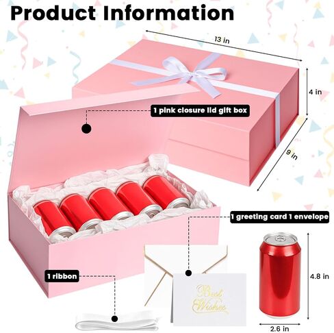 VGOODALL White Gift Box with Lid, 13x9x4 Inch Large Magnetic Closure Gift Box for Bridesmaid Proposal, Wedding, Birthday, Anniversary in Saudi Arabia
