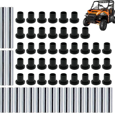 RYANSTAR RACING ATV HUFTE DIRCTION HDPE مجموعة من جلبة الذراع المتوافقة مع Polaris RZR 800 / RZR S / 4 800 2008-2014 مجموعة كاملة مع البطانات الأمامية والخلفية in Kuwait