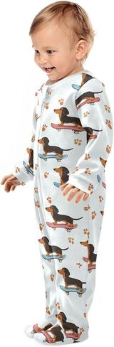Dussdil Baby Footies Footies Footies Newborn Rompers Pajamas Cotton Pjs for Sleep Play Boys Girls in Kuwait