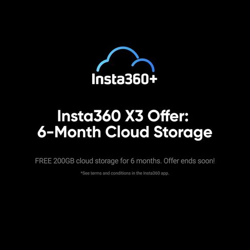 Insta360 x3 - كاميرا Action 360 مقاومة للماء مع 1/2 "مستشعر 48 ميجابكسل ، 5.7k 360 فيديو HDR النشط ، 72 ميجابكسل 360 صورة ، 4K عدسة واحدة ، وضع 60FPS لي ، التثبيت ، 2.29" in Kuwait