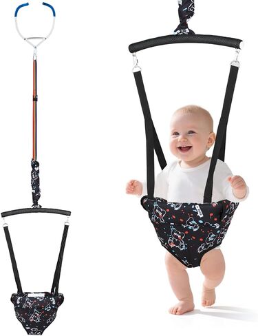 Slevoo Baby Jumper, Baby Doorway Jumper with Door Clamp Adjustable Strap, Fun Activity for 6-12 Months Baby Infant in Kuwait