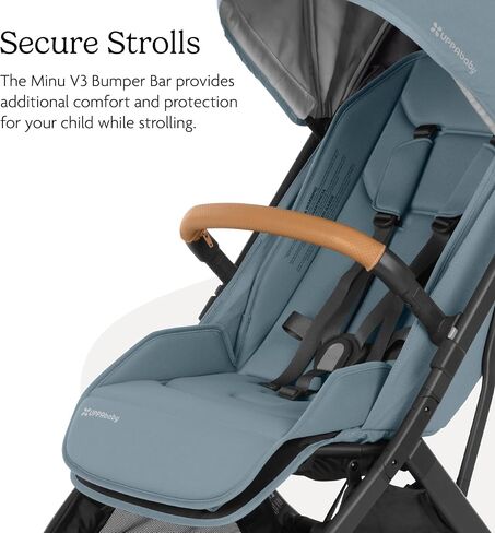 UPPAbaby Bumper Bar for Minu V3 Stroller - Quick Attachment - Folds with Stroller - Black in Saudi Arabia