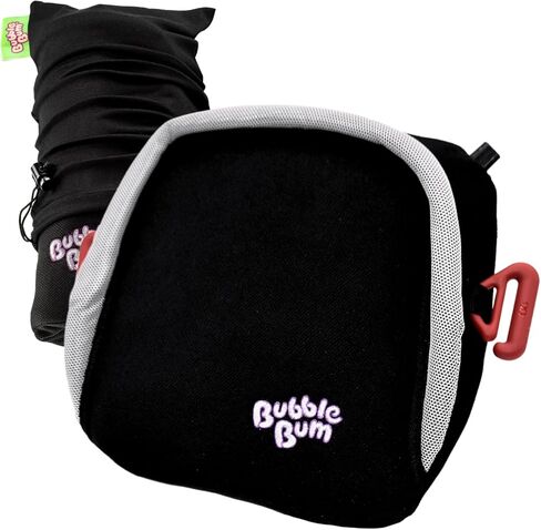 bubblebum Twin Pack Inflatable Backless Booster Car Seat, Portable Travel Booster Seat, Booster Seats for Cars 40-100 lbs, Kids & Child 4-10 Years Old - Black in Kuwait