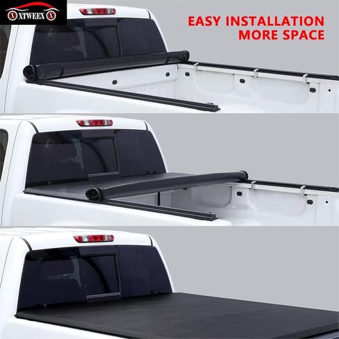 غطاء Tri-Fold Truck Bed Tonneau Hard For 1989-2004 Toyota Pickup Tacoma 6 أقدام (73 ") in Kuwait