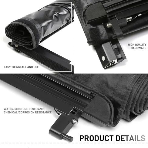 غطاء Tri-Fold Truck Bed Tonneau Hard For 1989-2004 Toyota Pickup Tacoma 6 أقدام (73 ") in Kuwait