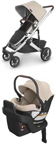 نظام السفر Uppababy ، يشمل Cruz V2 Stroller + Combo Lightweight Seat Sent - مقعد صغير ، درع المطر ، حقيبة تخزين ، مقعد السيارة ، قاعدة ضمنية ضمنية متضمنة - Greyson (Charcoal Mélange) in Saudi Arabia