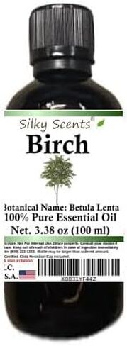 Birch Essential Oil (Betula Lenta) 100% Pure and Natural with Certified Child Resistant Cap 15 ML in Saudi Arabia