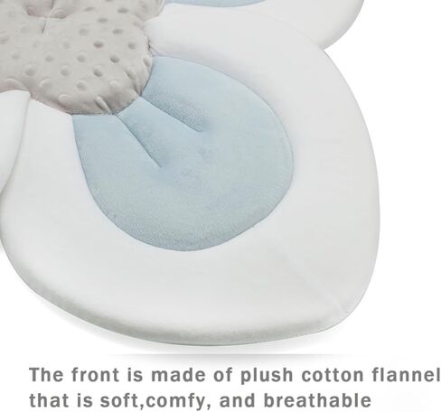 PandaEar Baby Bath Pad for Infant Newborn | Soft Flower Petals for Sink Bathtub Essentials Shower Gift (Pink) in Kuwait