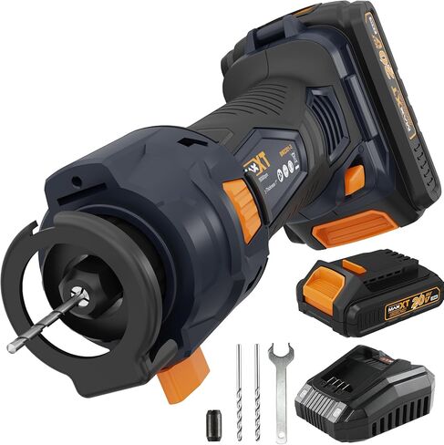 MAXXT Cordless Cut Off Tool, Drywall Rotary Saw 28000 RPM,Tool Free Depth Adjustment, Drywall Cutting Tool for Plywood/Wood/Drywall(Tool Only) in Saudi Arabia
