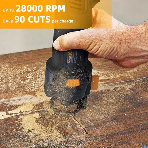 MAXXT Cordless Cut Off Tool, Drywall Rotary Saw 28000 RPM,Tool Free Depth Adjustment, Drywall Cutting Tool for Plywood/Wood/Drywall(Tool Only) in Saudi Arabia