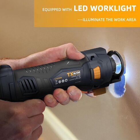 MAXXT Cordless Cut Off Tool, Drywall Rotary Saw 28000 RPM,Tool Free Depth Adjustment, Drywall Cutting Tool for Plywood/Wood/Drywall(Tool Only) in Saudi Arabia