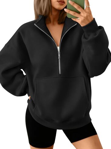 العصرية الملكة المرأة نصف البريدي بلوزات المتضخم بلوزة كاجوال كم طويل قمصان خريف موضة 2024 ملابس الشتاء in Kuwait