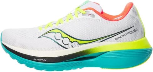 Saucony Men's Endorphin Trainer Sneaker, White/Black, 11.5 in Saudi Arabia