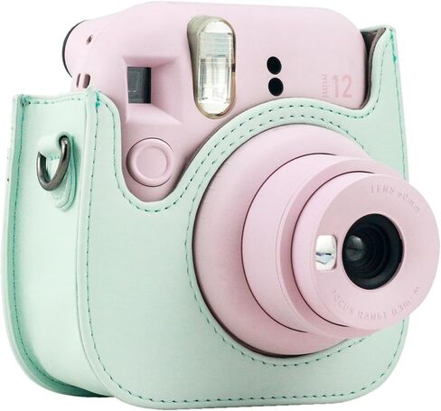 Colorful and Durable Camera Case fits Instax Mini 12 Film Case for Scratch Protection, Portability, and Travel Carrying – Perfect for Families in Saudi Arabia