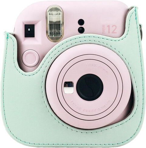 Colorful and Durable Camera Case fits Instax Mini 12 Film Case for Scratch Protection, Portability, and Travel Carrying – Perfect for Families in Saudi Arabia