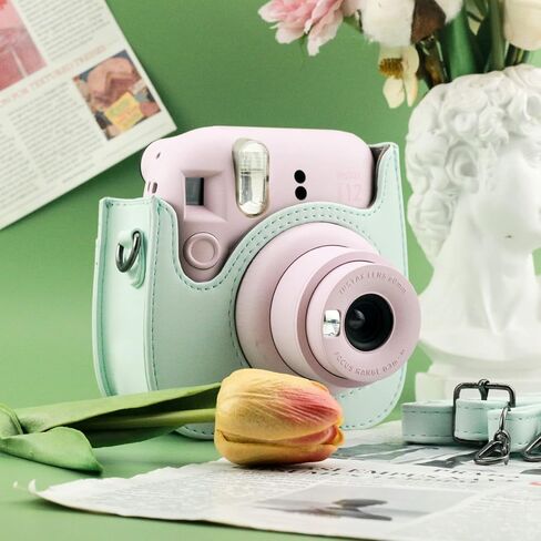 Colorful and Durable Camera Case fits Instax Mini 12 Film Case for Scratch Protection, Portability, and Travel Carrying – Perfect for Families in Saudi Arabia