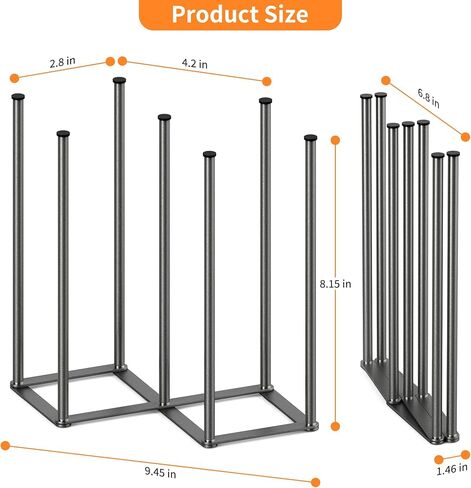 Retractable Bottle Drying Rack, Baby Bottle Drying Rack, Collapsible Cup Draining Holder, Reusable Storage Bag Dryer with Non-Slip Bottom - Stainless Steels in Saudi Arabia