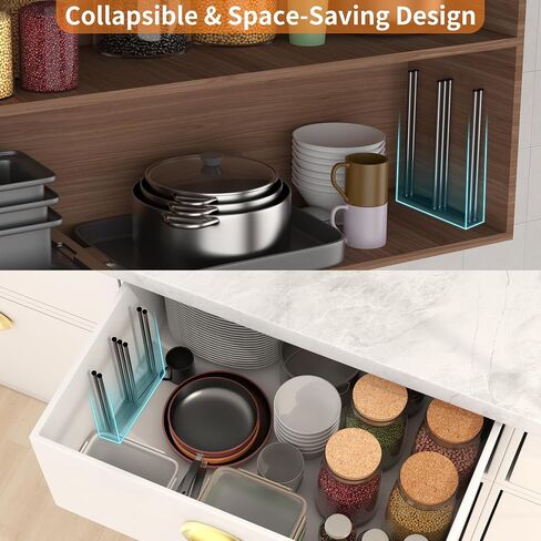 Retractable Bottle Drying Rack, Baby Bottle Drying Rack, Collapsible Cup Draining Holder, Reusable Storage Bag Dryer with Non-Slip Bottom - Stainless Steels in Saudi Arabia