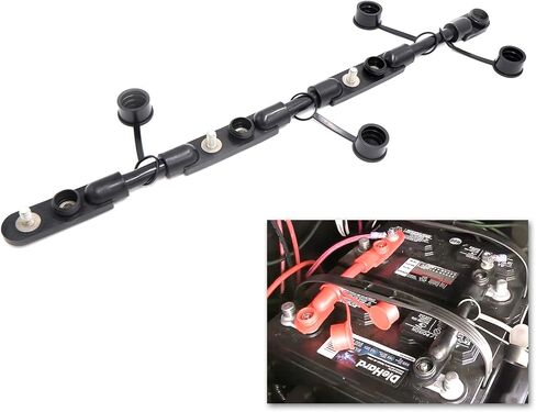 Multi- Overmolded (Black Negative) Group 31 8" 1/0 4 Battery Cable for Truck Marin Boat Yachet RV Caravan Battery Motor Trailer Bus in Kuwait