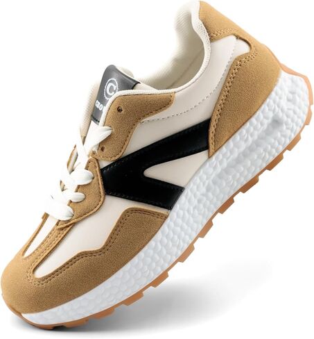 Athletic Walking Shoes for Women Popcorn Sole Sports Sneakers Color Block Classic Shoes for Walking,Running,Shopping in Saudi Arabia