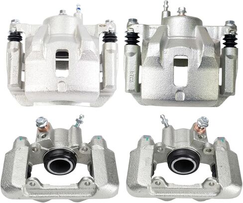 مجموعة الفرجار TRQ BRAKE متوافقة مع 2011-2018 شيفروليه سيلفرادو 2500 HD Silverado 3500 HD 2016 Suburban 3500 HD GMC Sierra 2500 HD Sierra 3500 HD in Kuwait
