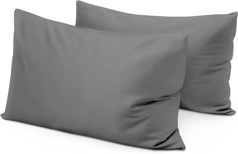 Travel Pillow Case 12x16 Size Set of 2 Envelope Closure Toddler Pillowcase 600 Thread Count 100% Soft Egyptian Cotton Travel Pillow Covers 12 x 16, White in Kuwait