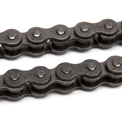 Motorcycle Drive Chain 428 136 Link 520 525 530 120 Link for Motorcycle ATV Scooter 110cc 125cc 150cc 200cc 250cc Chinese ATV 4 Wheeler Quad Pit Dirt Bike Go Kart (530 120link) in Kuwait