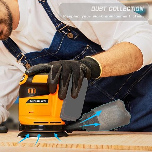 Orbit Sander Compatible with DEWALT 20V Battery, 5" electric Sander with Dust Collector for Sanding and Polishing (BATTERY NOT INCLUDE) in Saudi Arabia