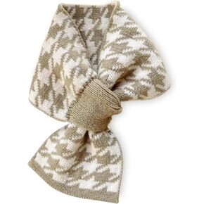 Winter Warm Knitted Scarf Women's Premium Houndstooth Collar Scarves in Kuwait