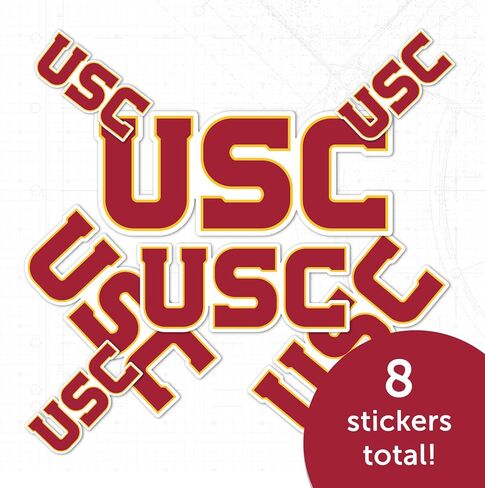 ملصق صبار الصحراء USC ملصق جامعة جنوب كاليفورنيا أحصنة طروادة ملصقات الفينيل شارات الكمبيوتر المحمول زجاجة ماء سجل قصاصات السيارة T3 (النوع 3-3) in Kuwait
