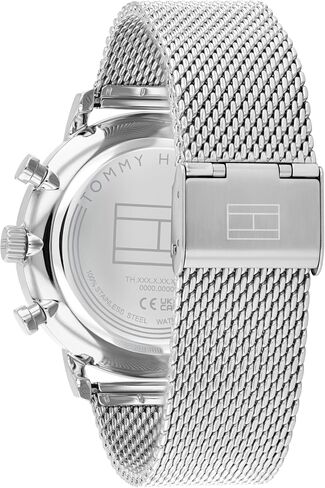 Tommy Hilfiger Men's Multifunction Quartz Watch – Classic Roman Numerals, Open-Heart Dial, Modern Dress Watch, Gift for Him in Kuwait