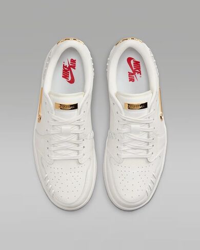Women's Air Jordan 1 Low Method of Make 'Gym Red/Metallic Gold' (FN5032 607) in Saudi Arabia