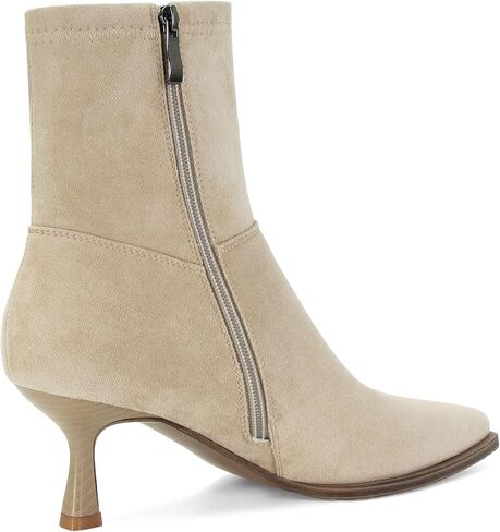 SOVANYOU Women's Kitten Heel Pointed Toe Booties Stiletto Boots Side Zipper Ankle Boots in Kuwait