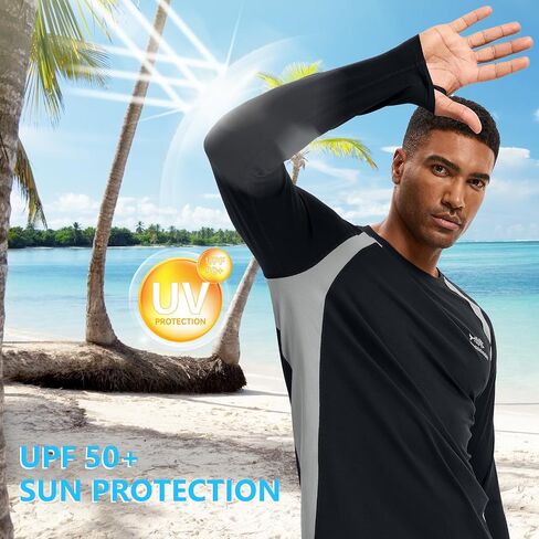 BASSDASH Men's UPF 50+ Wrinkle-Free Fishing Shirt Long Sleeve Casual Tee with Breathable Mesh for Hiking Running SR01M in Saudi Arabia