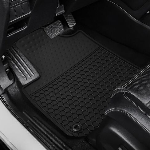 Car Floor Mats Custom Fit for Honda Passport 2019-2024 Black Rubber Auto Liner Mats All Weather Protection Heavy Duty Odorless in Kuwait