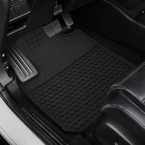 Car Floor Mats Custom Fit for Honda Passport 2019-2024 Black Rubber Auto Liner Mats All Weather Protection Heavy Duty Odorless in Kuwait
