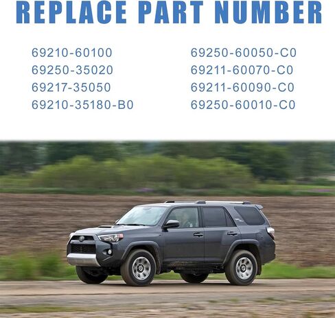 4PCS Exterior Chrome Door Handles for 2010-2021 Toyota 4Runner Door Handle Lexus GX460 (Not for Keyless Entry) OE#69250-60070,69210-60170,69250-60050,69250-60060 in Kuwait