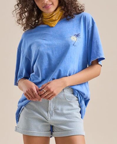 Oversized Graphic Tshirts for Women Teens Y2K Flower Short Sleeve Baggy Shirts Summer Aesthetic Beachy Coastal Tops in Saudi Arabia