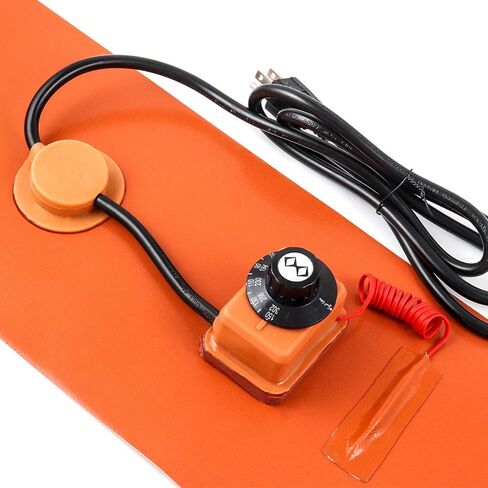 QWORK Metal Drum Heater, 800 Watt, 120 Volt, Grease Keg, Insulated Band in Saudi Arabia