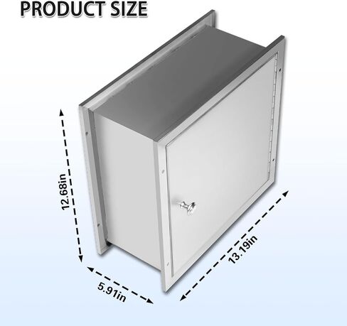 Stainless Steel Transfer Sample Tray Box with Pass Through Window Dual Sided Access Doors for Specimen Transfer in Laboratory Handling Applications Medical Cabinet 13.19" L x 5.91" W x 12.68" H in Saudi Arabia