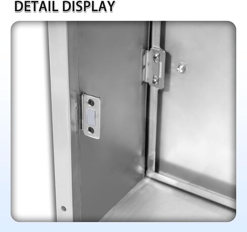 Stainless Steel Transfer Sample Tray Box with Pass Through Window Dual Sided Access Doors for Specimen Transfer in Laboratory Handling Applications Medical Cabinet 13.19" L x 5.91" W x 12.68" H in Saudi Arabia