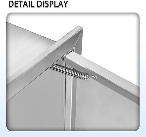 Stainless Steel Transfer Sample Tray Box with Pass Through Window Dual Sided Access Doors for Specimen Transfer in Laboratory Handling Applications Medical Cabinet 13.19" L x 5.91" W x 12.68" H in Saudi Arabia
