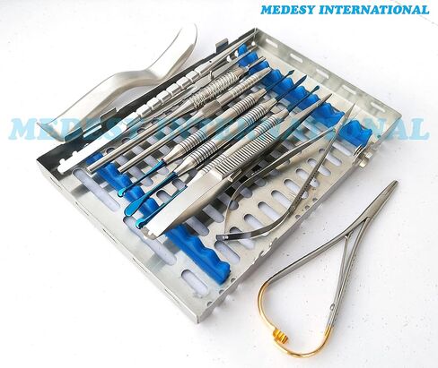Medesy Periodontal Micro Surgery Kit Titanium Coated Dental Surgery Instruments Kit in Kuwait
