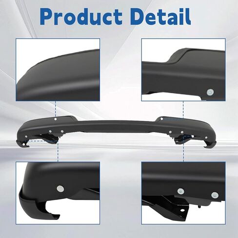 Rear Step Bumper Assembly Chrome without Park Assist Sensor Holes Replacement for 1996-2023 Express Savana 1500 2500 3500 GM1103142 in Saudi Arabia