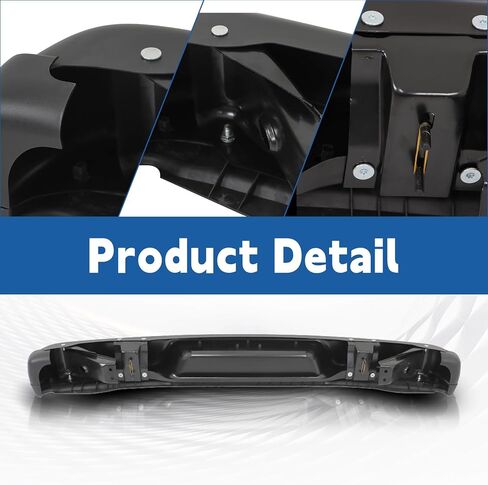 Rear Step Bumper Assembly Chrome without Park Assist Sensor Holes Replacement for 1996-2023 Express Savana 1500 2500 3500 GM1103142 in Saudi Arabia