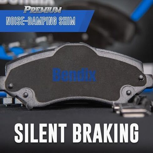 Bendix Premium SBC749 Ceramic Front Brake Pads for Avanti II 2004-2001, Chevrolet Camaro 2002-1998, Pontiac Firebird 2002-1998 in Kuwait