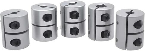 D20L25 3D Printer Rigid Shaft Coupler Part Aluminium Alloy Lead Screw Coupling 4/5/6/6.35/7/8 1Pcs(5x8) in Saudi Arabia
