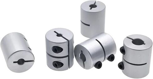 D20L25 3D Printer Rigid Shaft Coupler Part Aluminium Alloy Lead Screw Coupling 4/5/6/6.35/7/8 1Pcs(5x8) in Saudi Arabia