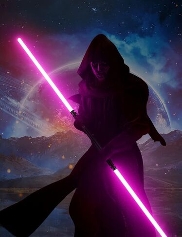 Jvmusaber Light Saber ، Dueling Lightsaber للأطفال البالغين ، 20 ألوان RGB ، 4 أوضاع صوتية FX ، سيف Cosplay Cosplay آمن ، USB قابلة لإعادة الشحن ، عيد ميلاد عيد الميلاد (أسود ، حزمة واحدة) in Kuwait